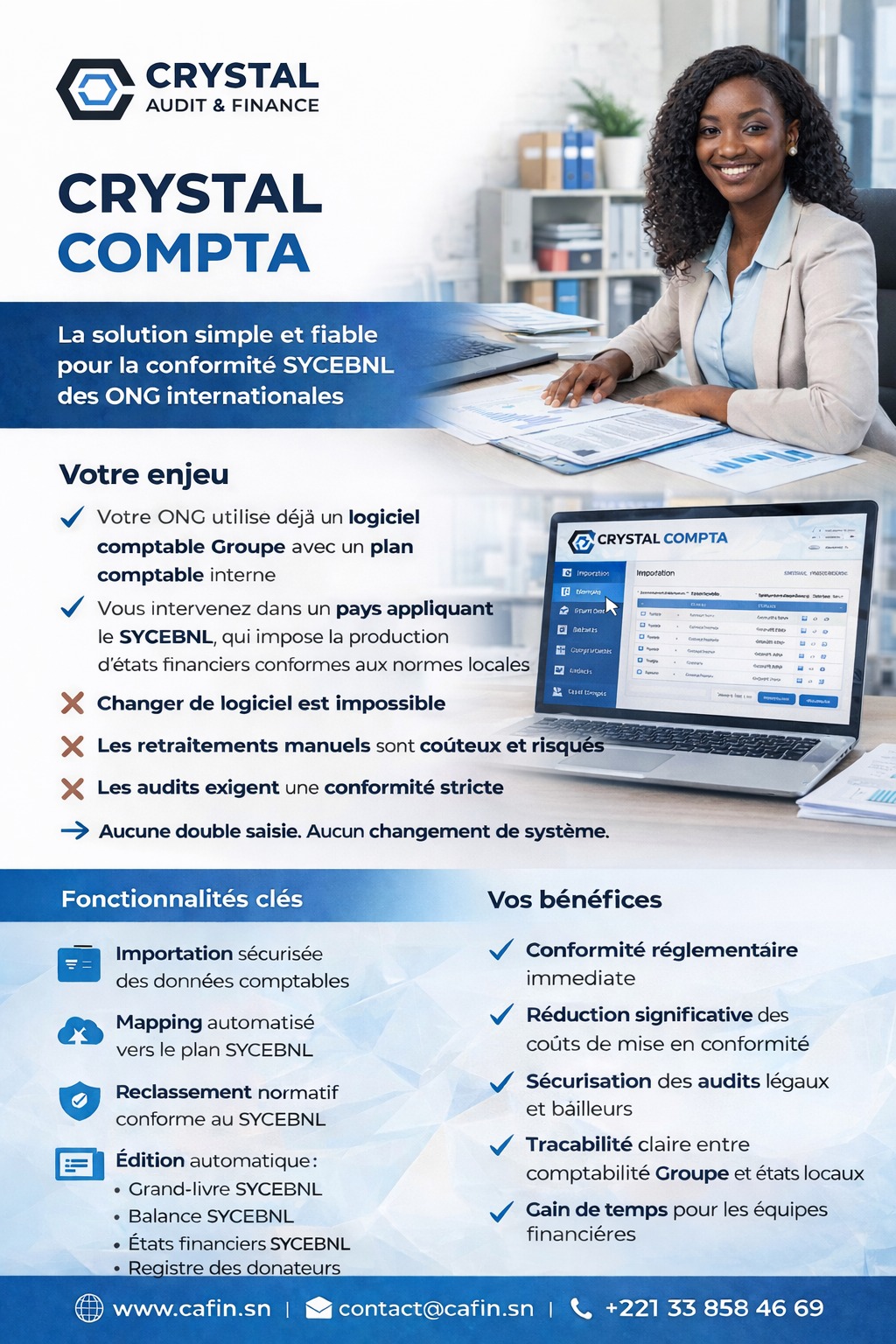 Dashboard Crystal Compta